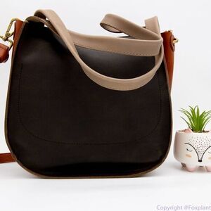 New! Madewell‎ The Sydney Shoulder Bag in Colorblock